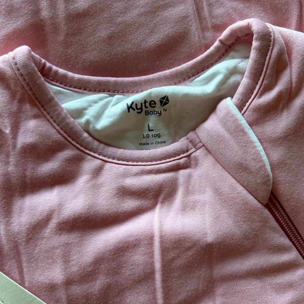 NWT! Kyte Baby Sleep Sack - 1.0 Tog - Large - Pink